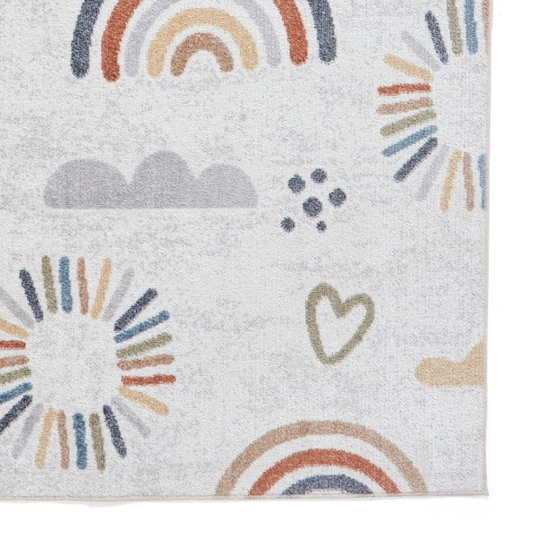 Kreem lastevaip 80x150 cm Vida Kids Rainbow - Think Rugs-image-3