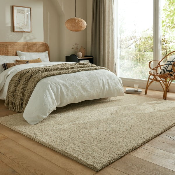 Beež pestav vaip taaskasutatud kiududest 200x290 cm Fluffy - Flair Rugs-image-1