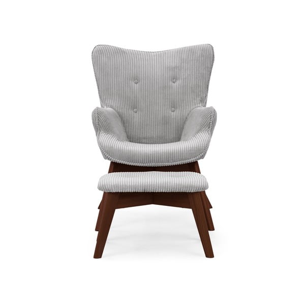 Hall velvetist tugitool koos jalatoega Niko - Ropez-image-3