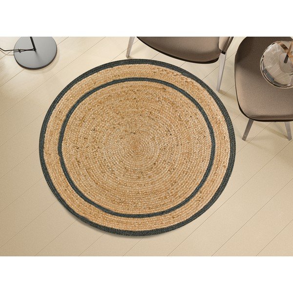 Hall-puiduvärvi ümmargune vaip ø 120 cm Mahon - Universal-image-1