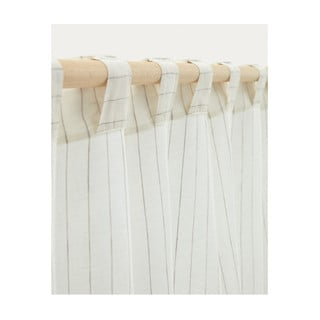 Valge linane kardin 140x270 cm Adra - Kave Home