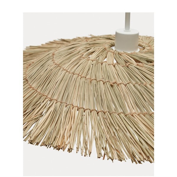 Rippvalgusti mererohust lambivarjuga ø 62 cm Gualta - Kave Home-image-2