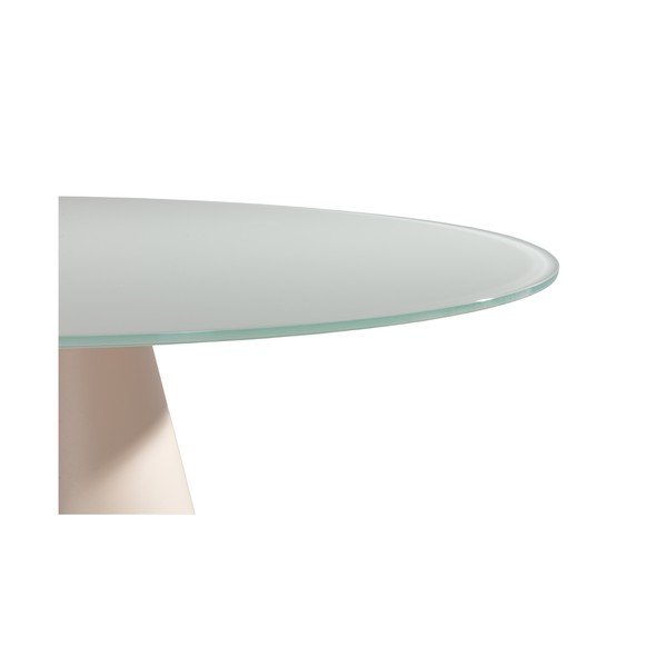 Ümmargune söögilaud klaasist pealispinnaga ø 120 cm Vida - MOME-image-4