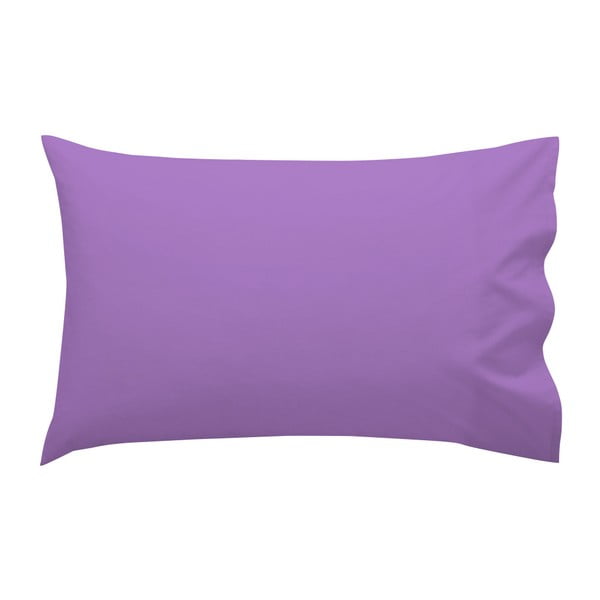Bavlněný povlak na polštář v barvě lila , 50 x 30 cm