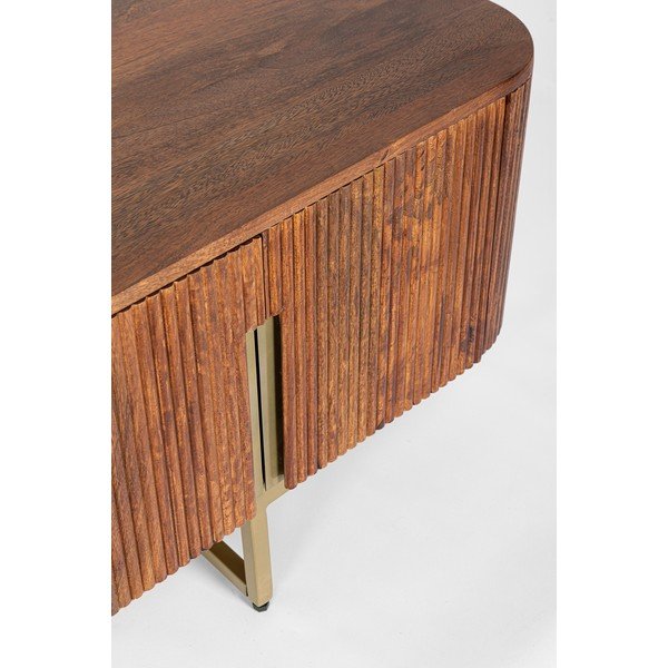 Naturaalset värvi mangopuidust telerialus, 180x45x40 cm Vilas – Bizzotto-image-2