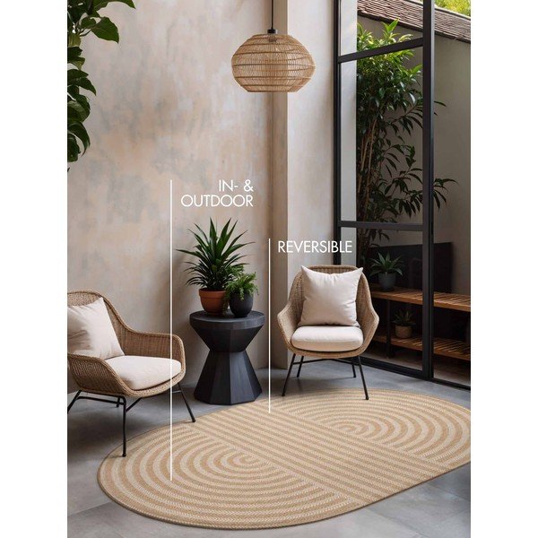 Kreemikas/naturaalne sise- ja välisvaip 160x230 cm Haringey Woodfield - Ted Baker-image-4