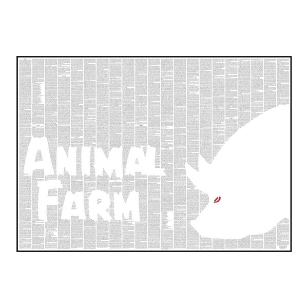 Knižní plakát Farma zvířat, 70x50 cm