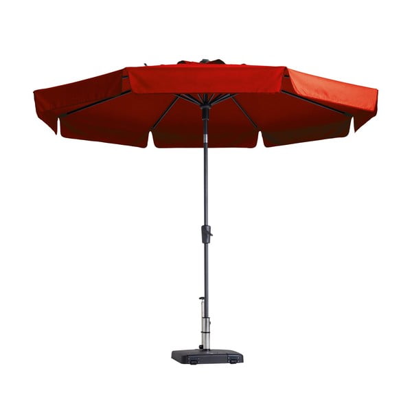 Punane päikesevarju ø 300 cm Flores - Madison