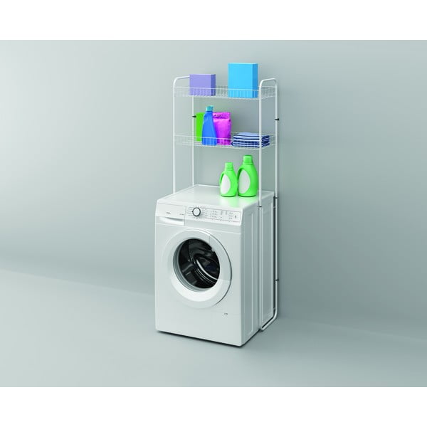 Valge metallist vannitoariiul 64x159 cm Sky Wash – Metaltex-image-3