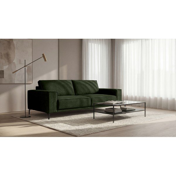 Roheline šenillist diivan 224 cm Copenhagen - Scandic-image-1