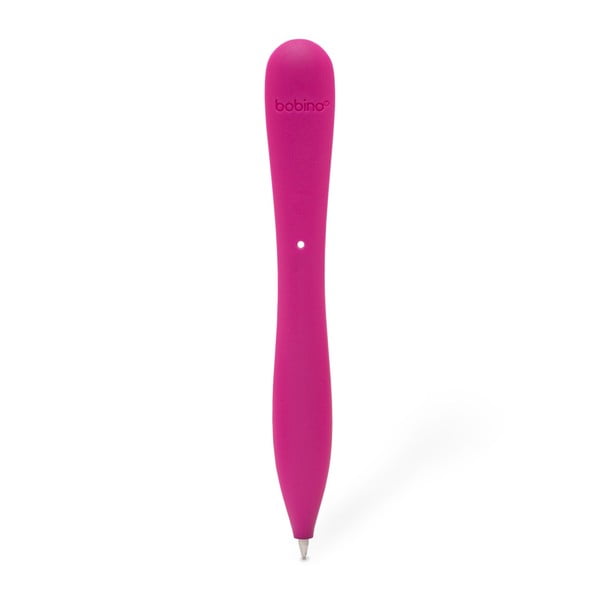 Růžové pero s úchytem na zápisník Bobino® Slim Pen Blister