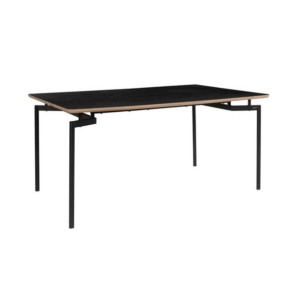 Must söögilaud 90x160 cm Alto - Støraa-image-1