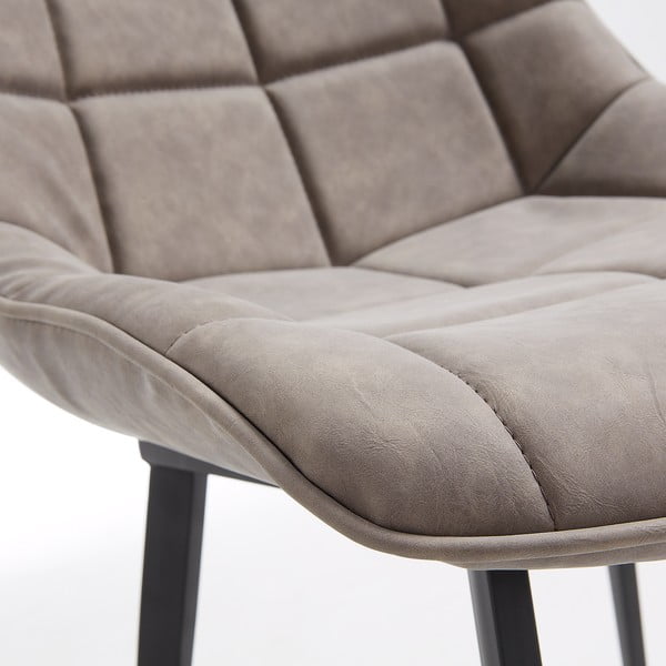 Beeži ja halli värvi söögitool Adah - Kave Home-image-4