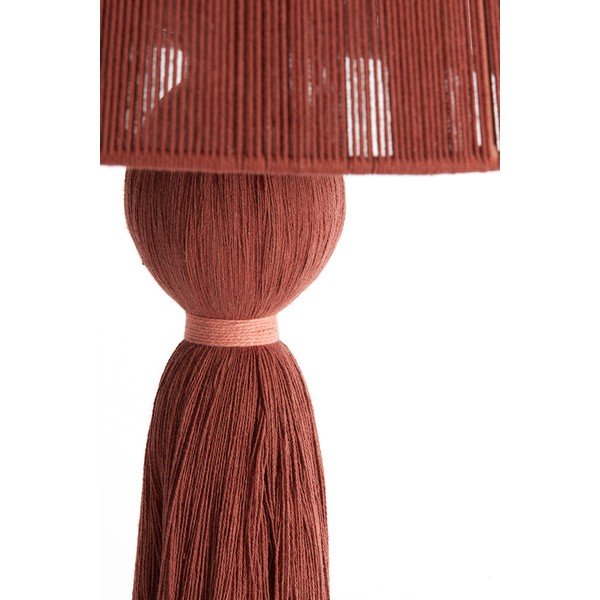 Telliskivi värvi laualamp tekstiilist varjuga (kõrgus 58 cm) Espino - Light & Living-image-3
