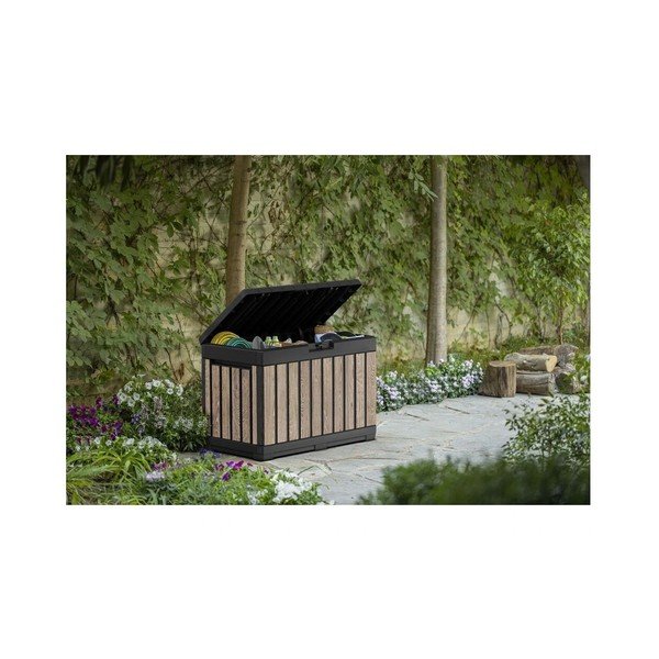 Must/hele naturaalsest plastist aia hoiukast Deco Kentwood Ashwood - Keter-image-3