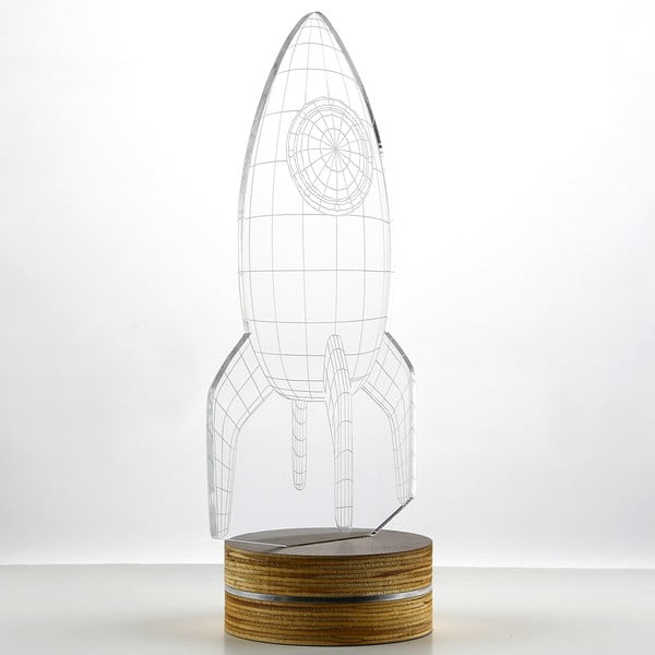 3D stolní lampa Rocket-image-1