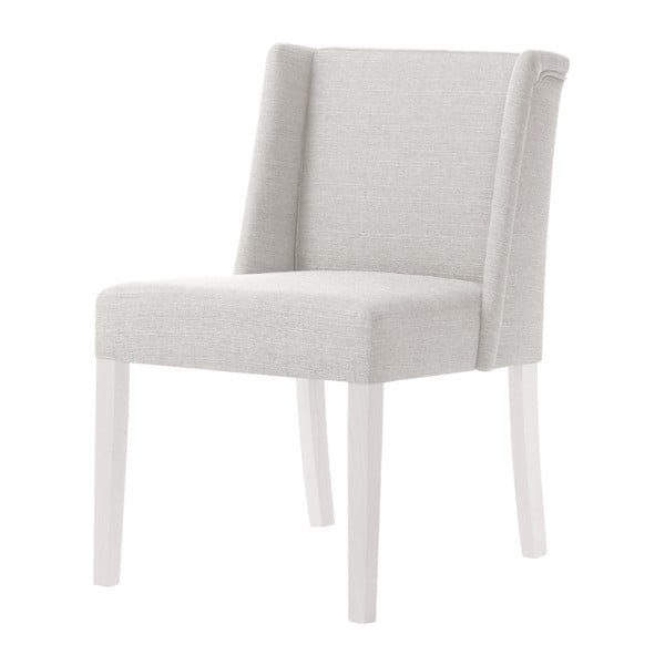 Krémová židle s bílými nohami Ted Lapidus Maison Zeste