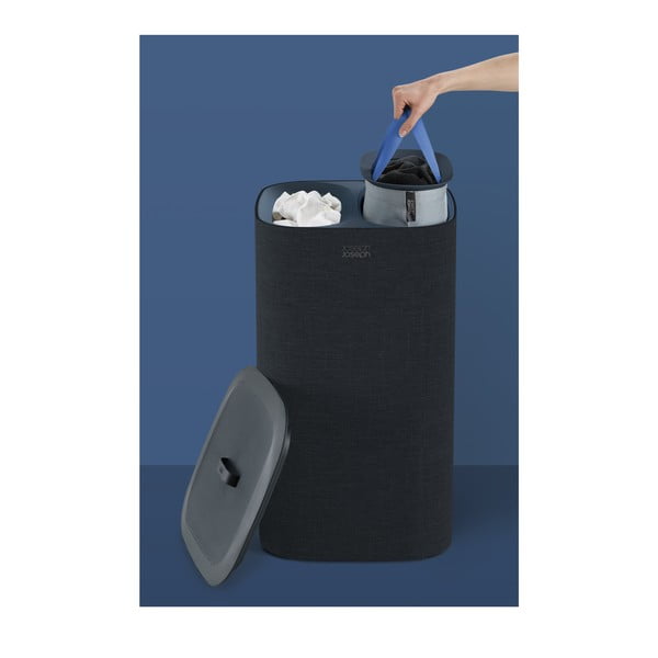 Antratsiitne tekstiilist pesukorv 2x30 l Tota – Joseph Joseph-image-3