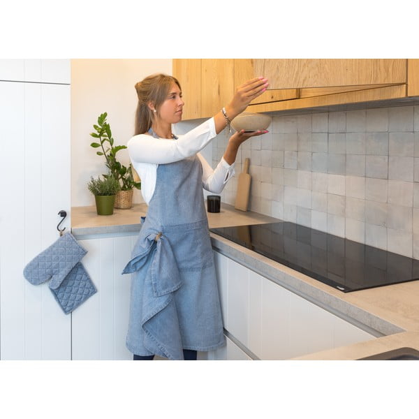 Komplekt 3 sinist puuvillast köögirätikut, 70 x 50 cm - Tiseco Home Studio-image-2