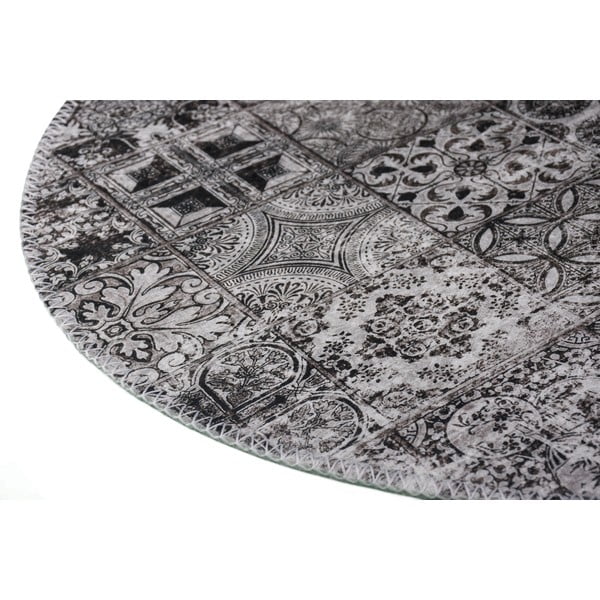 Hall pestav ümmargune vaip ø 120 cm - Vitaus-image-2