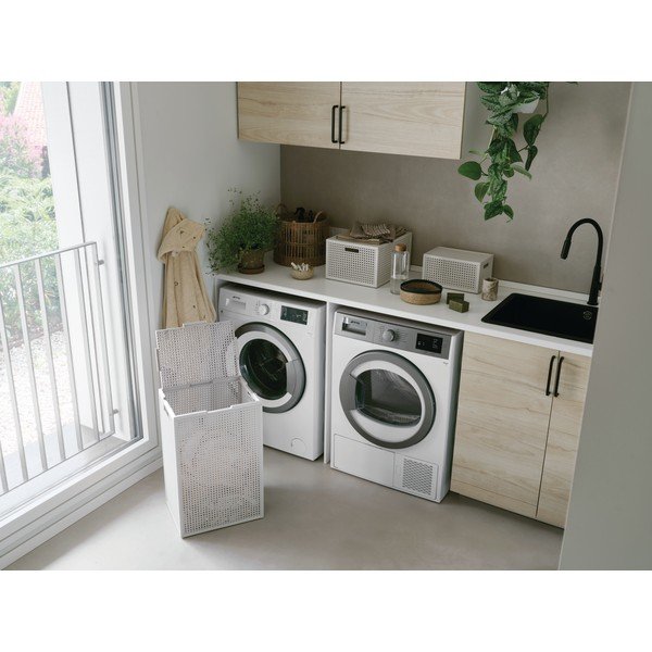 Kreemikas pesukorv taaskasutatud plastist 60 l Kaya - Curver-image-2