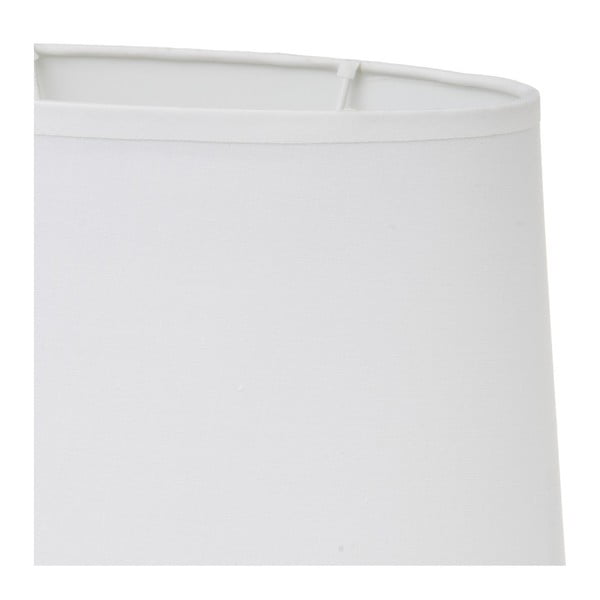 Valge keraamiline lauavalgusti tekstiilist varjuga (kõrgus 31 cm) - Casa Selección-image-4