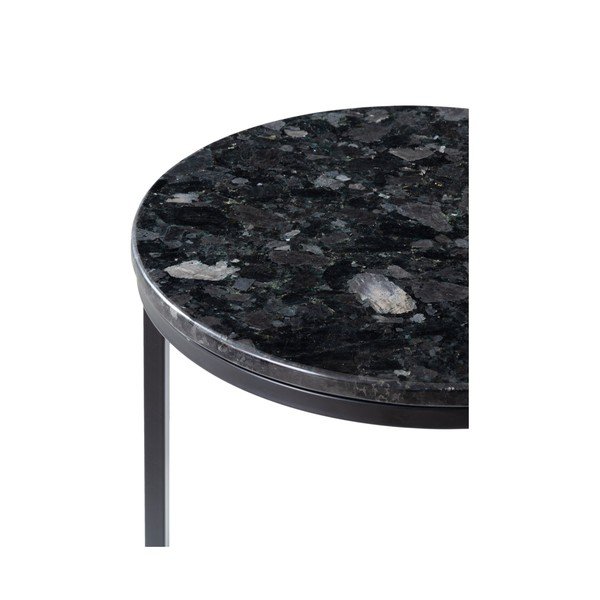 Mustast graniidist laud musta Crystal alusega, ⌀ 50 cm Crystal Labradorite - RGE-image-3