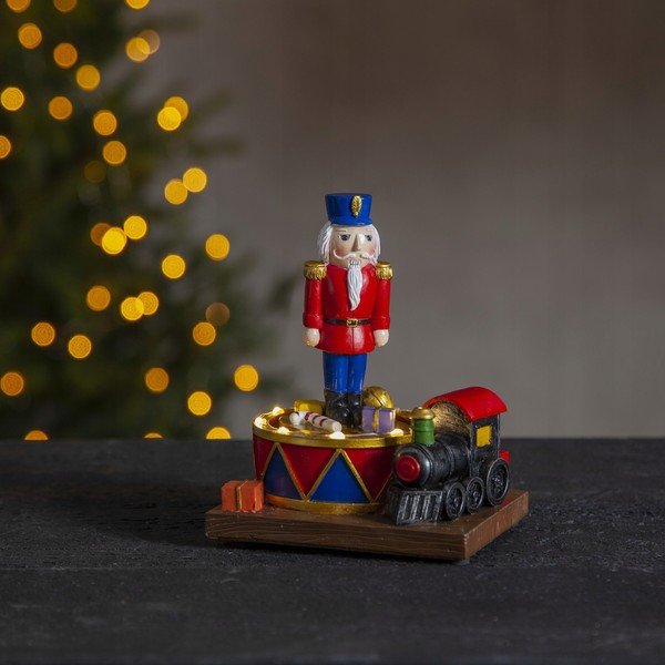 Jõulu LED valgusdekoratsioon , kõrgus 16 cm Nutcracker - Star Trading-image-1
