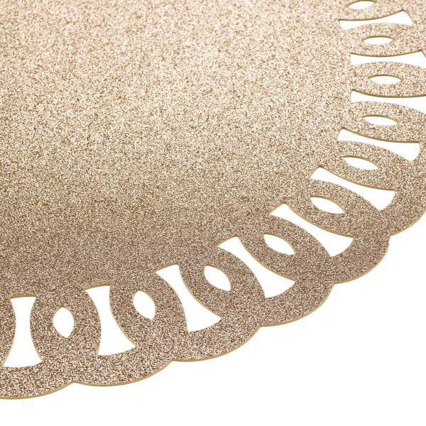 Kuldne lauamatt ø 38 cm Guirlande - douceur d'intérieur-image-1