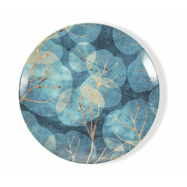 18-osaline komplekt sinistest portselanist ja kiviplaadist Dream taldrikutest Blue Dream - VDE Tivoli 1996-image-4