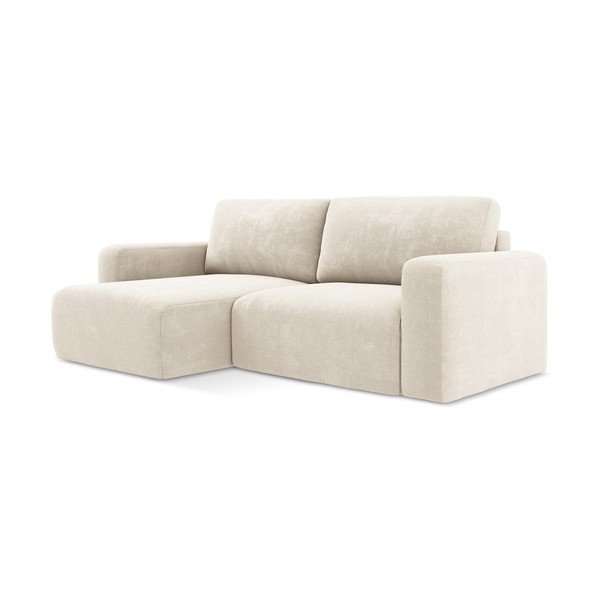 Kreemjas šenilldiivanvoodi/panipaigaga nurgadiivan (vasak nurk/diivanvoodiga) Kona - Makamii-image-2