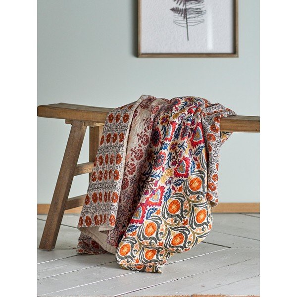 Puuvillane pleed 130x150 cm Krea - Bloomingville-image-1