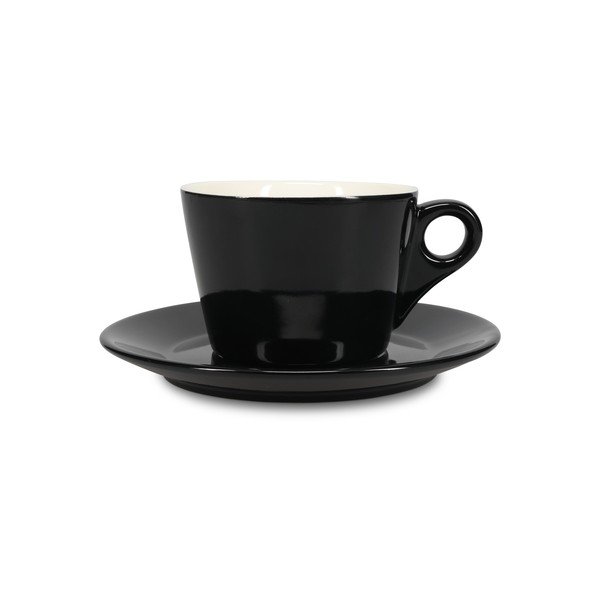 Must portselanist alustass ø 16,5 cm Barista - BonBistro-image-2