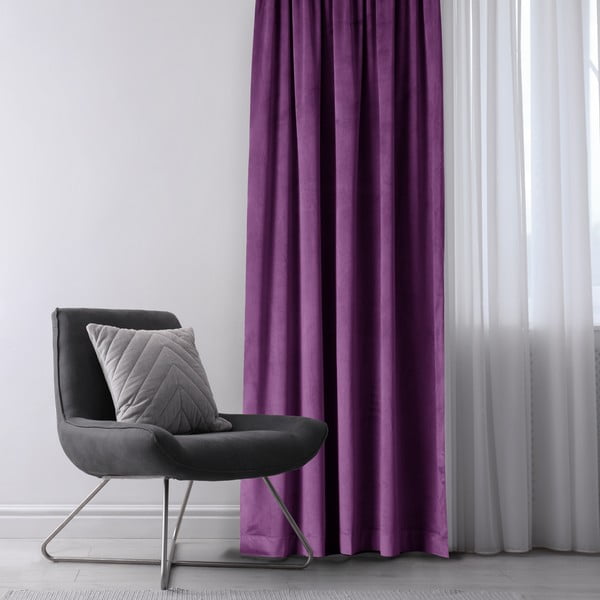 Lilla kardin Velvet, 140 × 270 cm – AmeliaHome-image-1