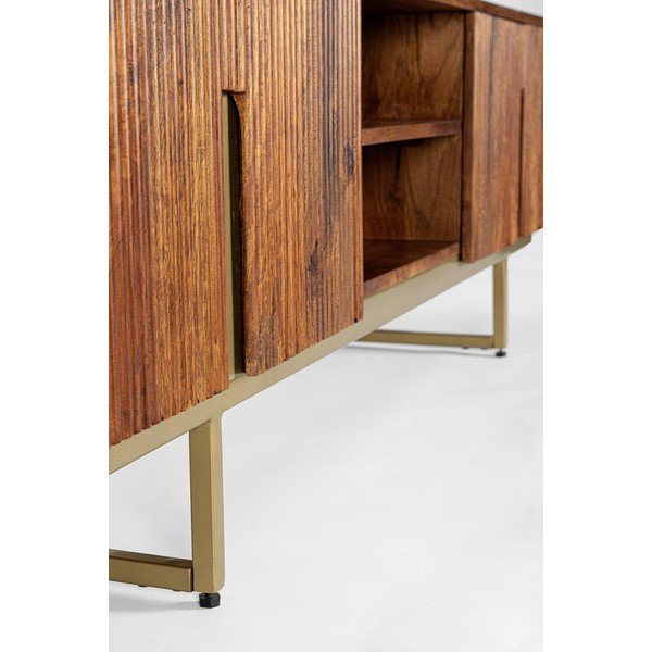 Naturaalset värvi mangopuidust telerialus, 180x45x40 cm Vilas – Bizzotto-image-3