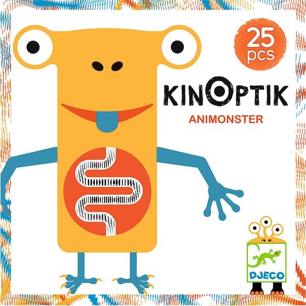 Magnetiline puzzle optilise illusiooniga Animonster - Djeco-image-1