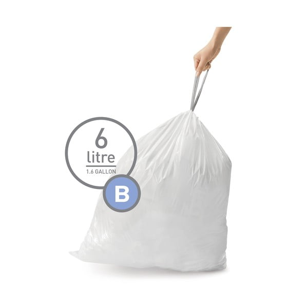 Prügikotid 30tk komplektis, 6l B - simplehuman-image-4