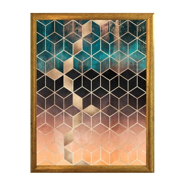 Plakát v rámu Piacenza Art Hexagon, 30 x 20 cm