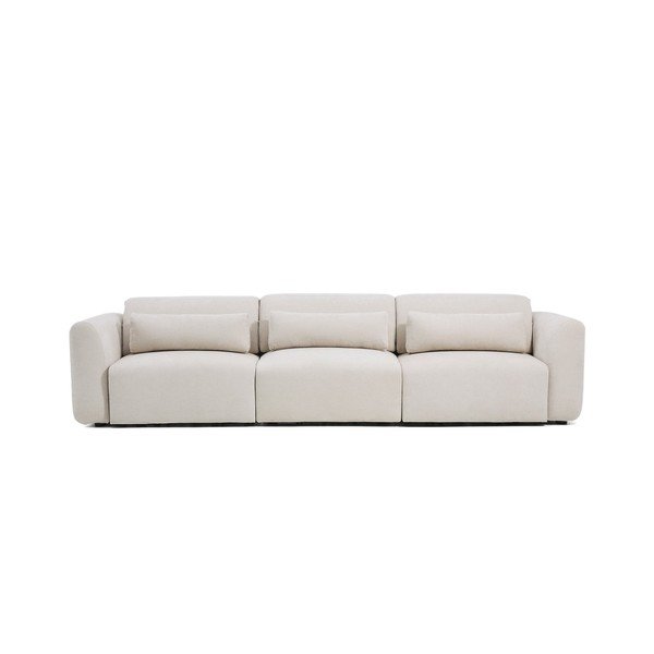 Beež šenillist diivanvoodi 335 cm Lares - Kave Home