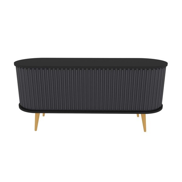 Must-antratsiitne telerilaud 140x64 cm Stor - Kalune Design