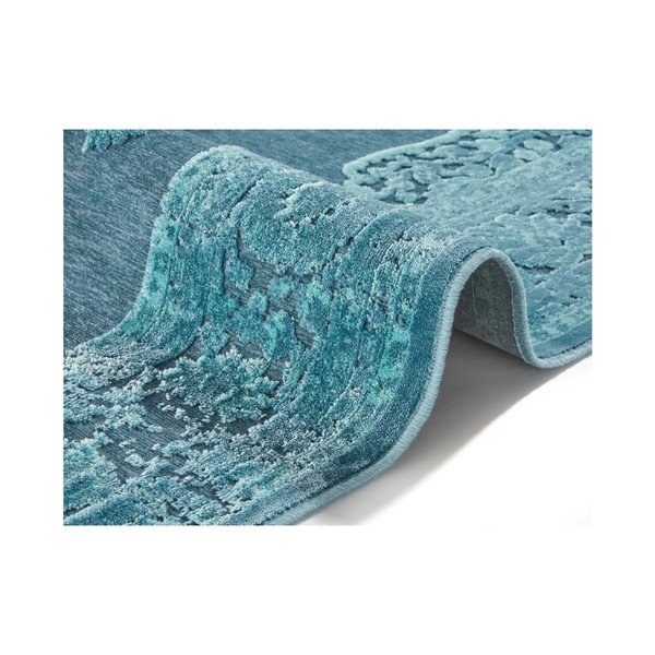 Sinine viskoosist vaip , 120 x 170 cm Willow - Mint Rugs-image-2