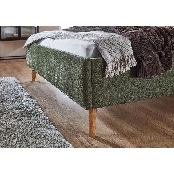 Khaki värvi polsterdatud kaheinimesevoodi panipaigaga ja liistudest raamiga 180x200 cm Nova - Meise Möbel-image-4
