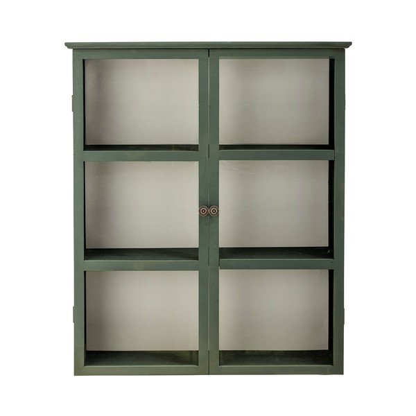Hall ripp-vitriinkapp kuusepuidust 85x100x25 cm Tone - Bloomingville