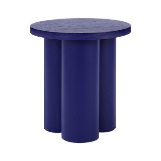 Sinine taburet tuhavärvi dekooriga Oly - noo.ma