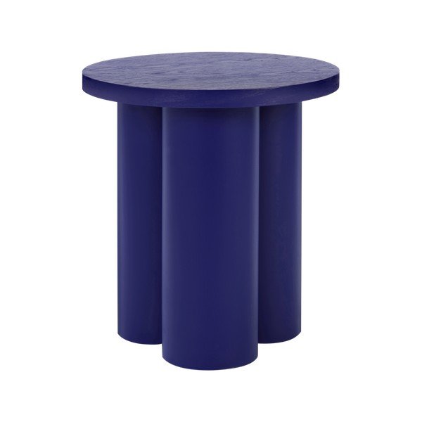 Sinine taburet tuhavärvi dekooriga Oly - noo.ma
