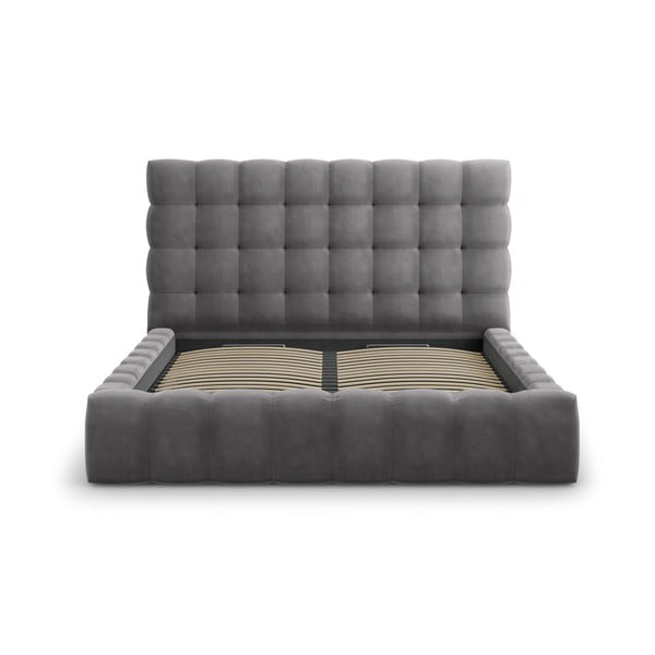 Hall polsterdatud kaheinimesevoodi koos voodipõhja ja panipaigaga 200x200 cm Bali - Cosmopolitan Design-image-3