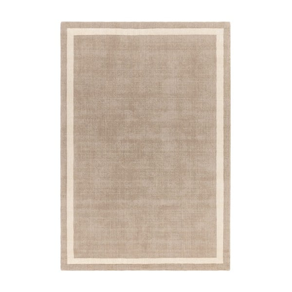 Beež käsitsi kootud villane vaip 68x240 cm Albi - Asiatic Carpets
