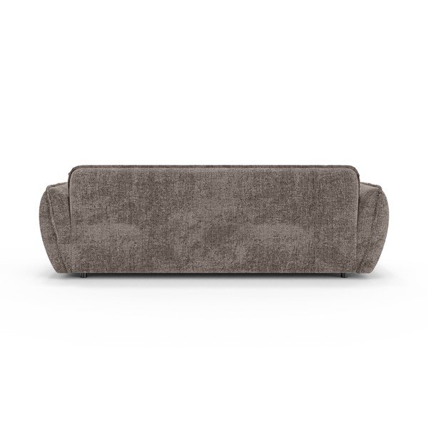 Taupe šenillist diivan 250 cm Nelia Big - Ropez-image-4