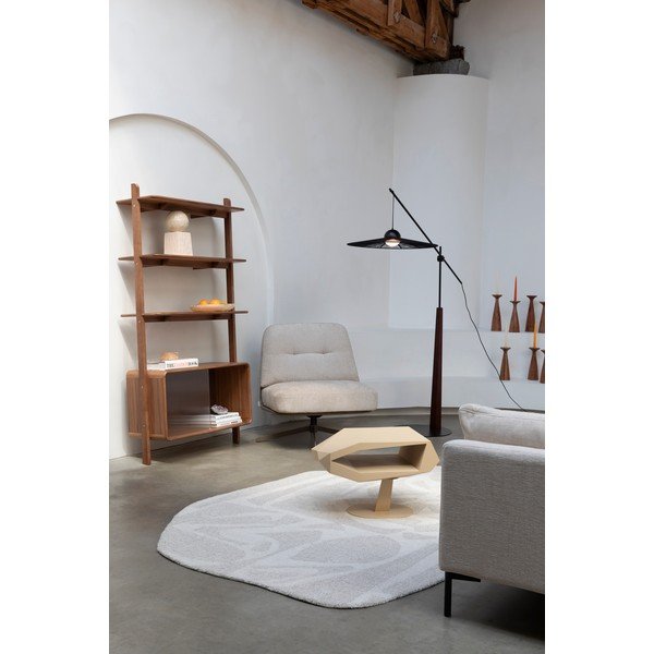 Pruun saarepuidust lükandustega raamaturiiul 90x180x35 cm Rise - Zuiver-image-3