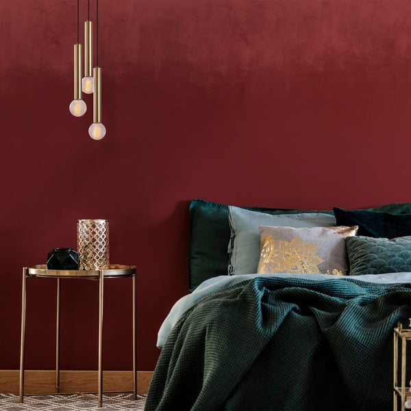 Kuldne rippvalgusti ø 22 cm Tempo - Opviq lights-image-1